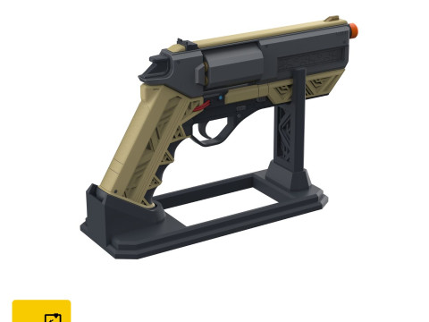 James Karras Revolver - Nobody Wants to Die - Printable - STL files - Personal Use Model Cetak 3D