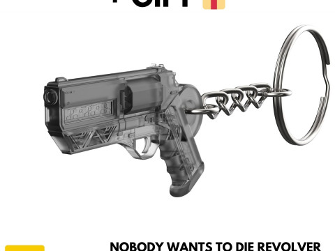 James Karras Revolver - Nobody Wants to Die - Printable - STL files - Personal Use Model Cetak 3D