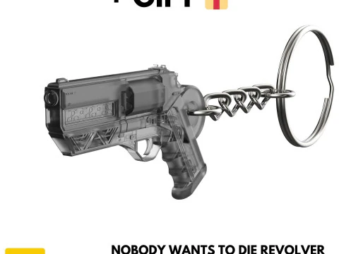 James Karras Revolver - Ningu&eacute;m Quer Morrer - Para Imprimir - Arquivos STL - Uso Pessoal Modelo de Impressão 3D