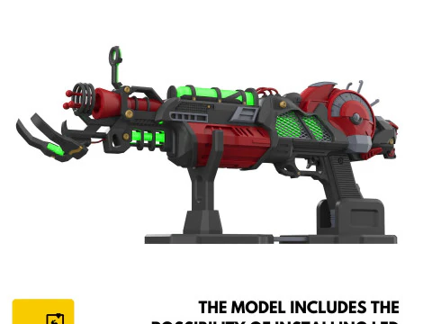 Ray Blaster Mark II COD - Stampabile - File STL - Uso personale Modello di stampa 3D