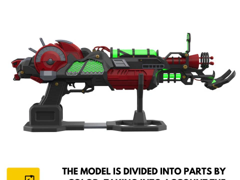 Ray Blaster Mark II COD - Stampabile - File STL - Uso personale Modello di stampa 3D