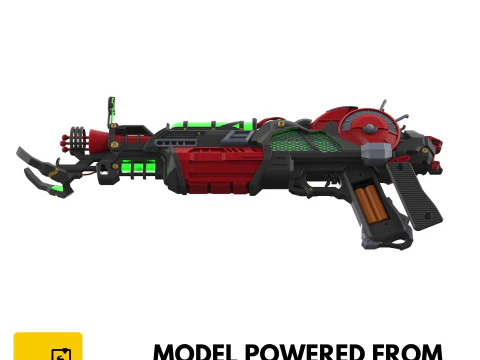 Ray Blaster Mark II COD - Stampabile - File STL - Uso personale Modello di stampa 3D