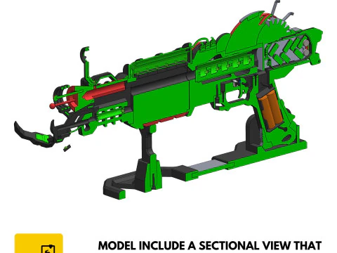 Ray Blaster Mark II COD - Stampabile - File STL - Uso personale Modello di stampa 3D
