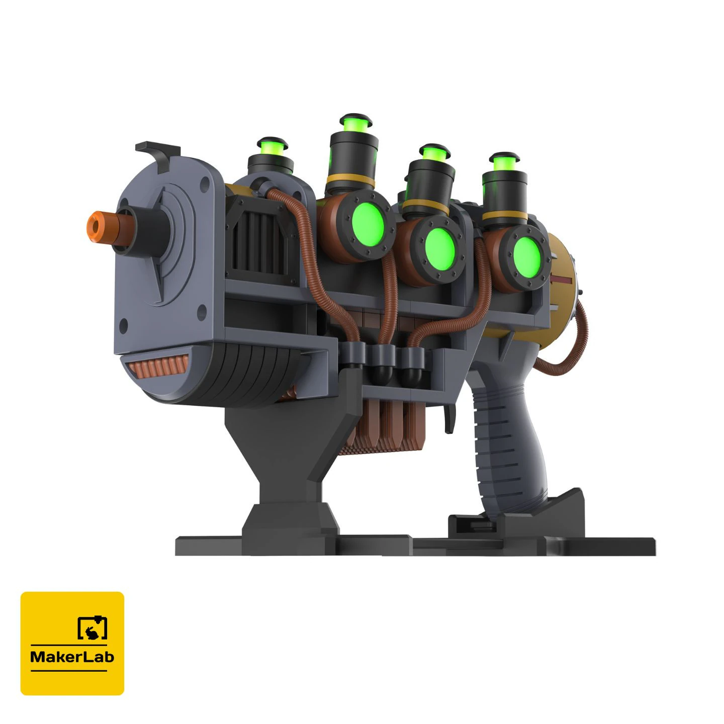 Plasma Blaster - Fallout 4 - Para impressão - Arquivos STL - Uso pessoal Modelo de Impressão 3D .c4d .max .obj .3ds .fbx .stl .blend