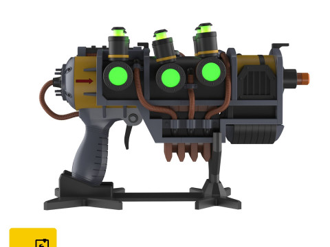 Plasma Blaster - Fallout 4 - Для печати - Файлы STL - Личное использование 3D Принт Модель