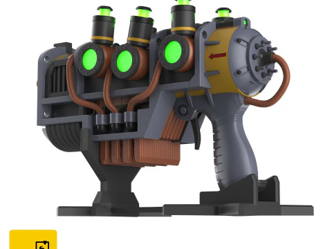 Plasma Blaster - Fallout 4 - Para impress&atilde;o - Arquivos STL - Uso pessoal Modelo de Impressão 3D