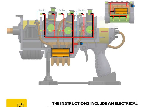 Plasma Blaster - Fallout 4 - Para impress&atilde;o - Arquivos STL - Uso pessoal Modelo de Impressão 3D