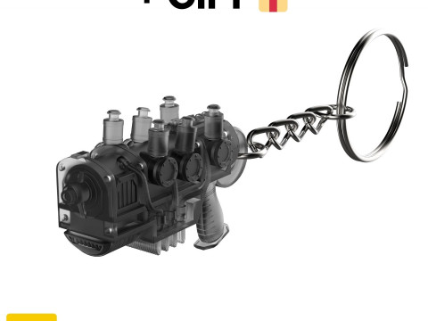 Plasma Blaster - Fallout 4 - Для печати - Файлы STL - Личное использование 3D Принт Модель