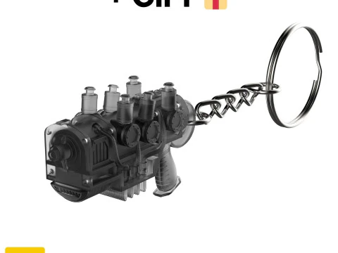 Plasma Blaster - Fallout 4 - Para impress&atilde;o - Arquivos STL - Uso pessoal Modelo de Impressão 3D