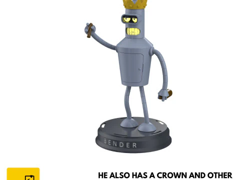 Bender - Printable - STL files - Personal Use 3D Print Model