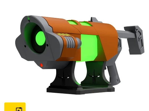 Railgun - Quake III Arena - 인쇄 가능 - STL 파일 - 개인용 3D 프린트 모델