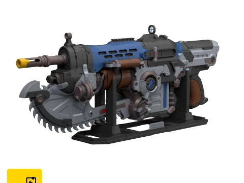Prototype MK1 Lancer - Gears of WarE-Day - Printable - STL files - Personal Use Modèles 3D en vedette