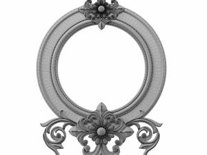 Classic Carving Decor 3D Model