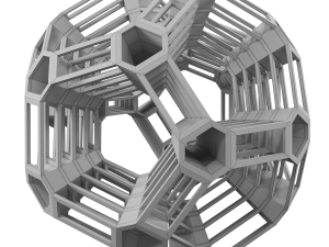 3D geometric shape 4 3D-Druckmodell