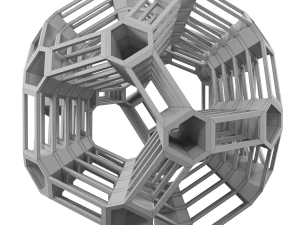 3D geometric shape 4 3D Print Model