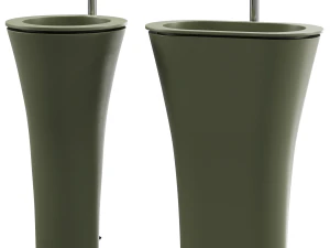 एमेडियो फ्रीस्टैंडिंग वॉशबेसिन 3D मॉडल