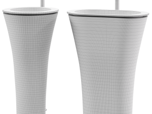 Amedeo Freestanding Washbasin 3D Model