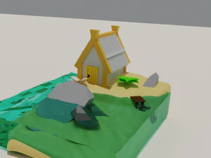 House by the sea CG Textures