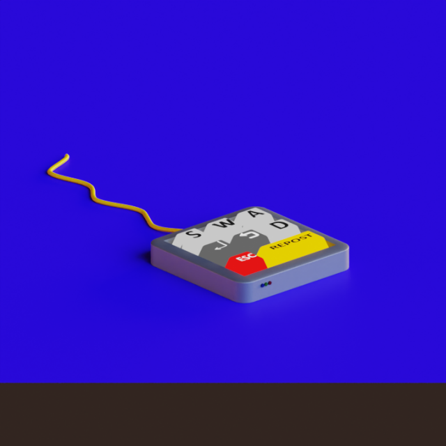 Keyboard Modelo 3D .c4d .max .obj .3ds .fbx .stl .blend 