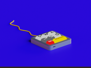 Keyboard Modello 3D