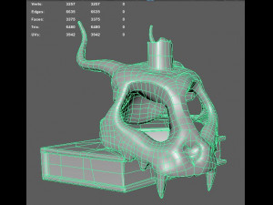 Fantasy scull 3D Model