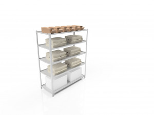 Iron shelves 3Dモデル