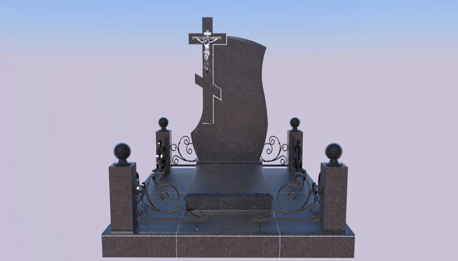Tomb stones 3D Model .c4d .max .obj .3ds .fbx .stl .blend 