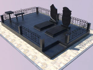 Tomb stones 3D Model