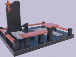 Tomb stones 3D Model