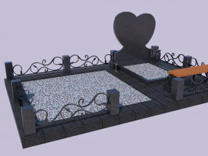 Tomb stones 3D Model