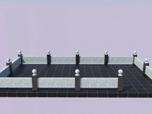 Tomb stones 3D Model