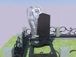 Tomb stones 3D Model