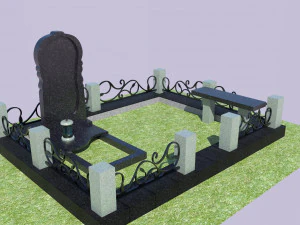 Tomb stones 3D Model