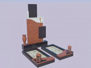 Tomb stones 3D Model