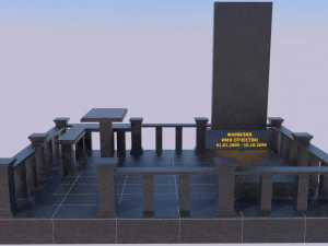 Tomb stones 3D Model