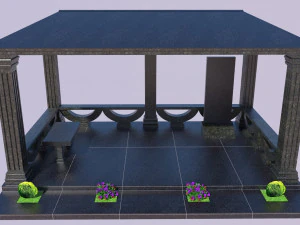Tomb stones 3D Model