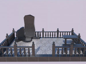 Tomb stones 3D Model