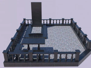 Tomb stones 3D Model
