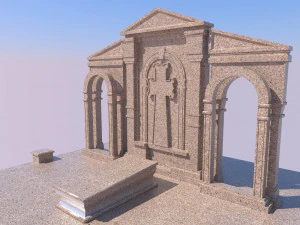 Tomb stones 3D Model