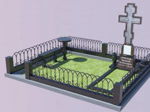 Tomb stones 3D Model