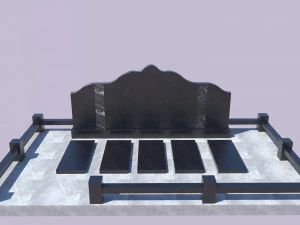 Tomb stones 3D Model