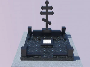 Tomb stones 3D Model