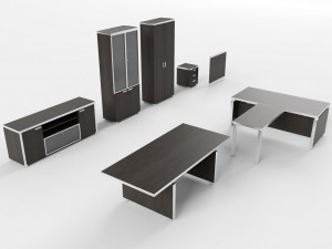 Furniture set for kitchen and living room 3D 模型