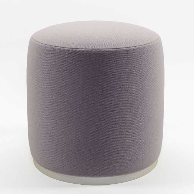 Hedrick Upholstered Ottoman 3D मॉडल .c4d .max .obj .3ds .fbx .stl .blend 