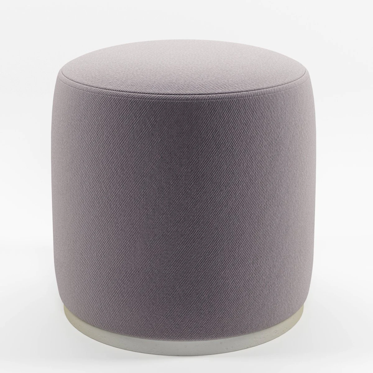Hedrick Upholstered Ottoman 3D Model .c4d .max .obj .3ds .fbx .stl .blend 
