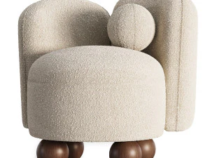 アームチェア マノン by NohoHome 3Dモデル