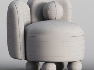 Armchair Manon by NohoHome 3D Model
