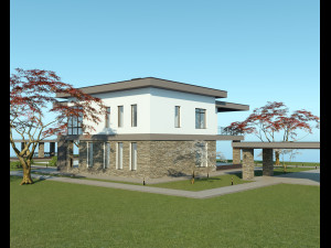 Villa for family 2 3D Модель