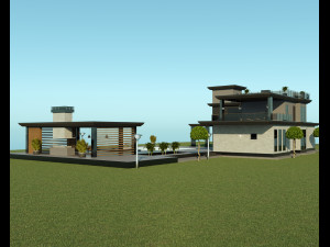 Villa for family 3 3D Модель