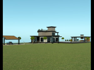 Villa for family 3 3D Модель